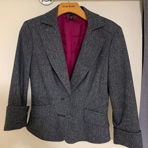 Women’s blazer size 6 grey